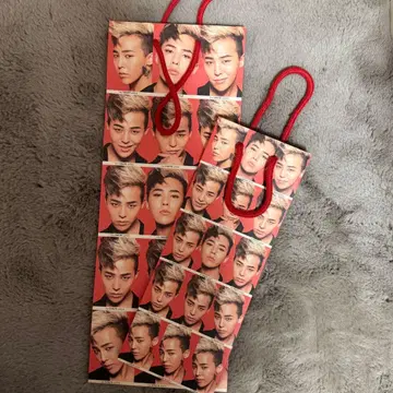 G-DRAGON THE SAEM 쇼핑백 2장 세트 BIGBANG