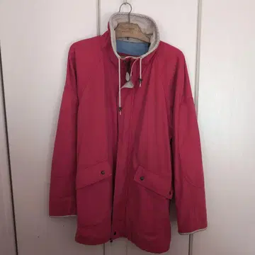 핑크 마운틴 후드티 프론트 지퍼