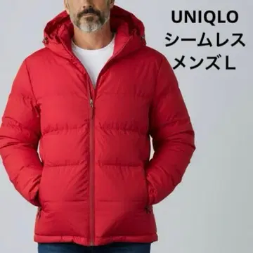 UNIQLO 심리스 다운 자켓 남성용 L