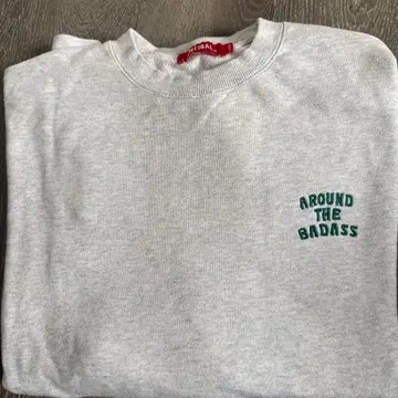 NTIBAL 그레이 맨투맨 L