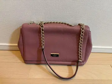 핑크 가죽 핸드백 체인 스트랩