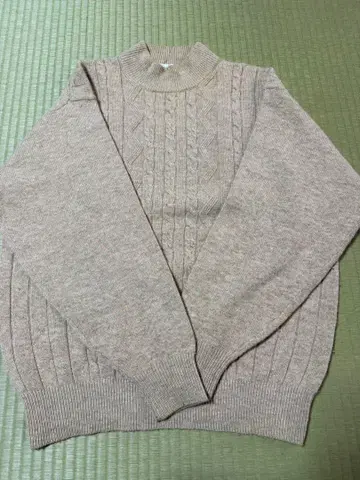 Renew Authentic 케이블 니트 스웨터 그레이