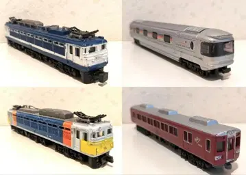 N 게이지 다이캐스트 스케일 블루 트레인 외 일괄