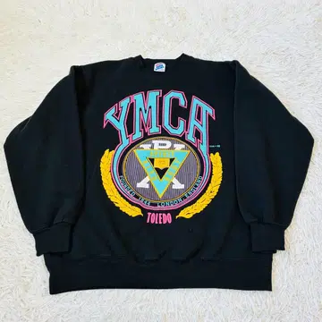 YMCA 미국제 구제 의류 80s 맨투맨 트레이닝복 저지