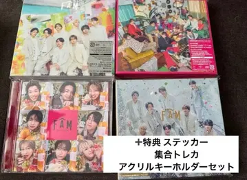 timelesz FAM 4종 형태 스티커 아크릴 키링 집합 포토카드 세트