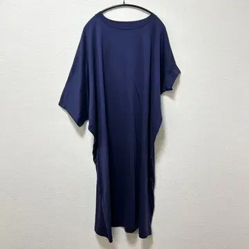 미즈이로 인드 비대칭 원피스 네이비 계열