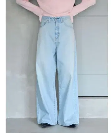 [ Ungrid ] 하이웨스트 루즈 데님