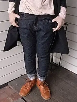 WAFFLISH WAFFLE 와플 와플 오보 데님 팬츠