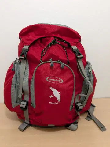 몽벨 백팩 빨간색