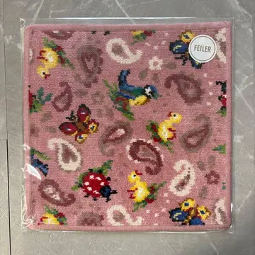 FEILER 하이디 페이즐리 타월 손수건 핑크