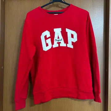 GAP 로고 트레이닝복 빨간색 S 사이즈