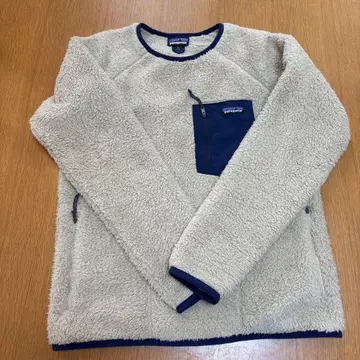 patagonia 플리스 자켓 M 크림 네이비