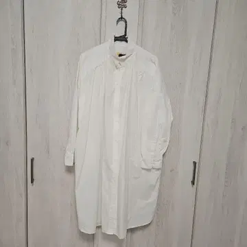 FRAMeWORK 화이트 셔츠 원피스 긴팔