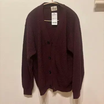 [ 새상품 ] Gloster 버건디 가디건 S 사이즈