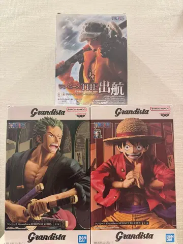 원피스 루피 조로 그란디스타 출항 트라팔가 로 피규어