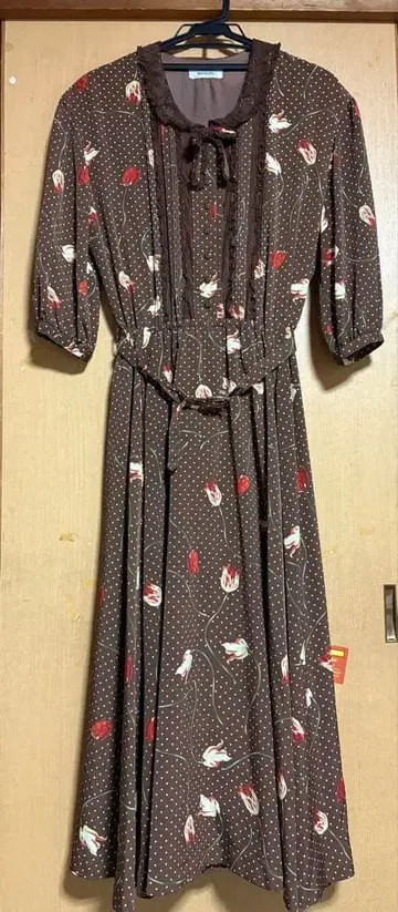 크리스마스 가격 잉게보그 튤립 패턴 폴리에스테르 원피스 카네코 이사오