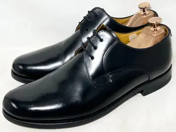 새상품급 REGAL 26 가죽 플레인 토 슈즈 클래식 더비 블랙