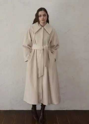 이론 SERENE SHAGGY COAT
