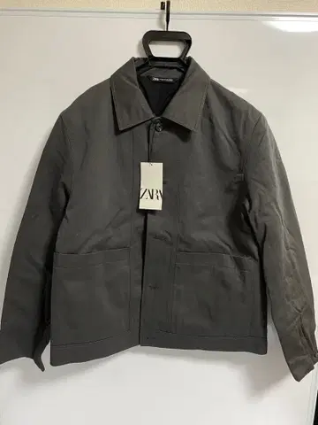 재고 세일 미사용 ZARA 그레이 점퍼 M 사이즈