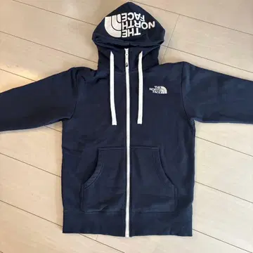 THE NORTH FACE 네이비 리어뷰 풀 집업 후드티