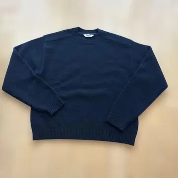 Oblada 블랙 윌리엄 니트 크루넥 스웨터