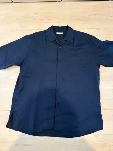 UNITED ARROWS 네이비 반팔 셔츠