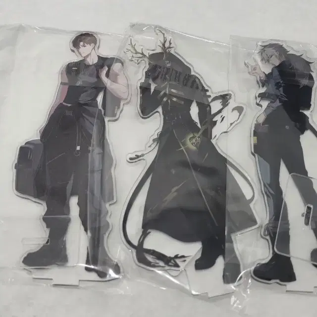 보안팀 아크릴스탠드 미개봉 일괄