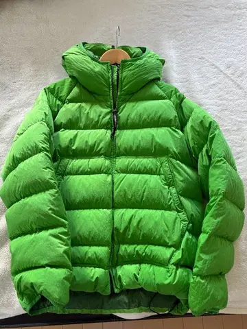 CP COMPANY 다운 자켓 L 상당 그린 수회 착용 레어 컬러