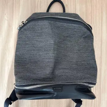 yuhaku 백팩 그레이 x 블랙