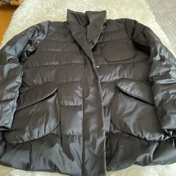 유니클로 J 블랙 다운 자켓 L 사이즈