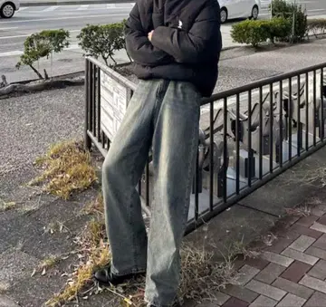 와이드 레그 데님