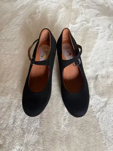 멘케스 플라멩코 신발 블랙