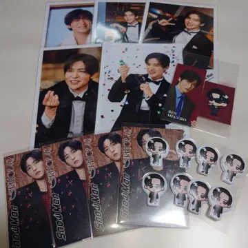 SnowMan 메구로 렌 공식 사진 특전 세트