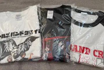 걸즈 밴드 클라이 전시회 티셔츠 3종 XL 사이즈