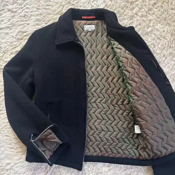 Paul Smith 울 스윙탑 충전솜 퀼팅 레인보우 블랙 M