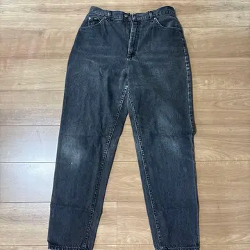Lee W28 블랙 데님 USA제 90s 구제 의류 블랙 14874