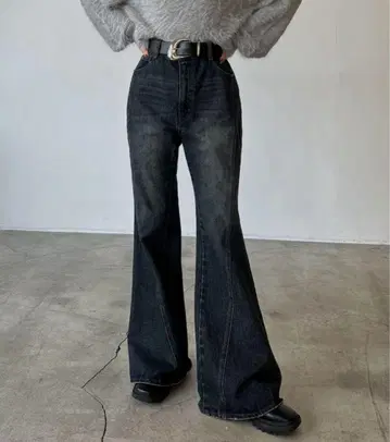 슬림 레그 플레어 데님 PAGEBOY