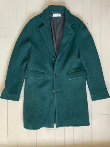 투모로우랜드 트리코 체스터 코트 울 레어 그린 M 사이즈
