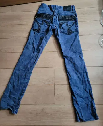 클라우드72 다크 카모 무늬 시크 스타일 헤이세이 갸루 남자 데님