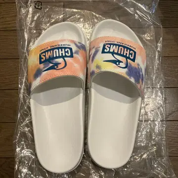 CHUMS 타이 다이 오렌지 샌들 38