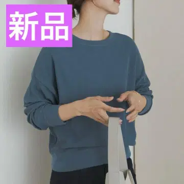 새상품 URBAN RESEARCH DOORS 롱 슬리브 T셔츠 블루