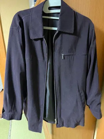 다크 퍼플 집업 자켓