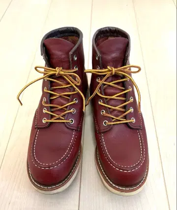 RED WING SHOES 가죽 부츠 RED BROWN