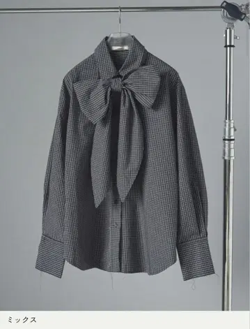 볼륨 리본 셔츠 anuke 믹스