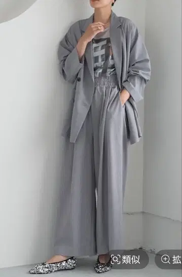 LEPSIM 루즈 W 브레스 긴팔 자켓