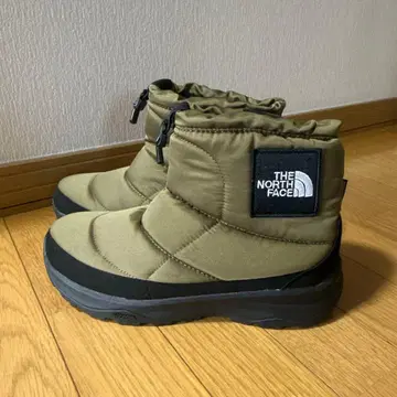 THE NORTH FACE 카키 방수 숏부츠