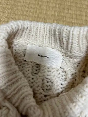 TODAYFUL Pattern Hand Knit 패턴 핸드 니트 긴팔