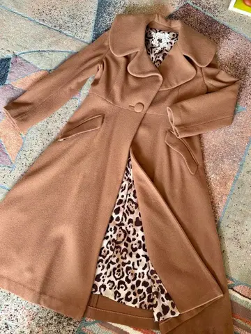 seta ichiro 깔끔한 X 라인 롱 코트 사이즈 2