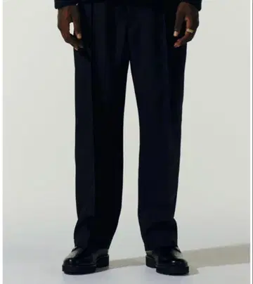 Polyester Twill Pin Tuck Easy Pants L