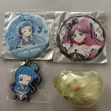 Cure Wink & Cure Kiss 핀 배지 세트